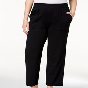 Style & Co Plus Size Relaxed French Terry Cropped
